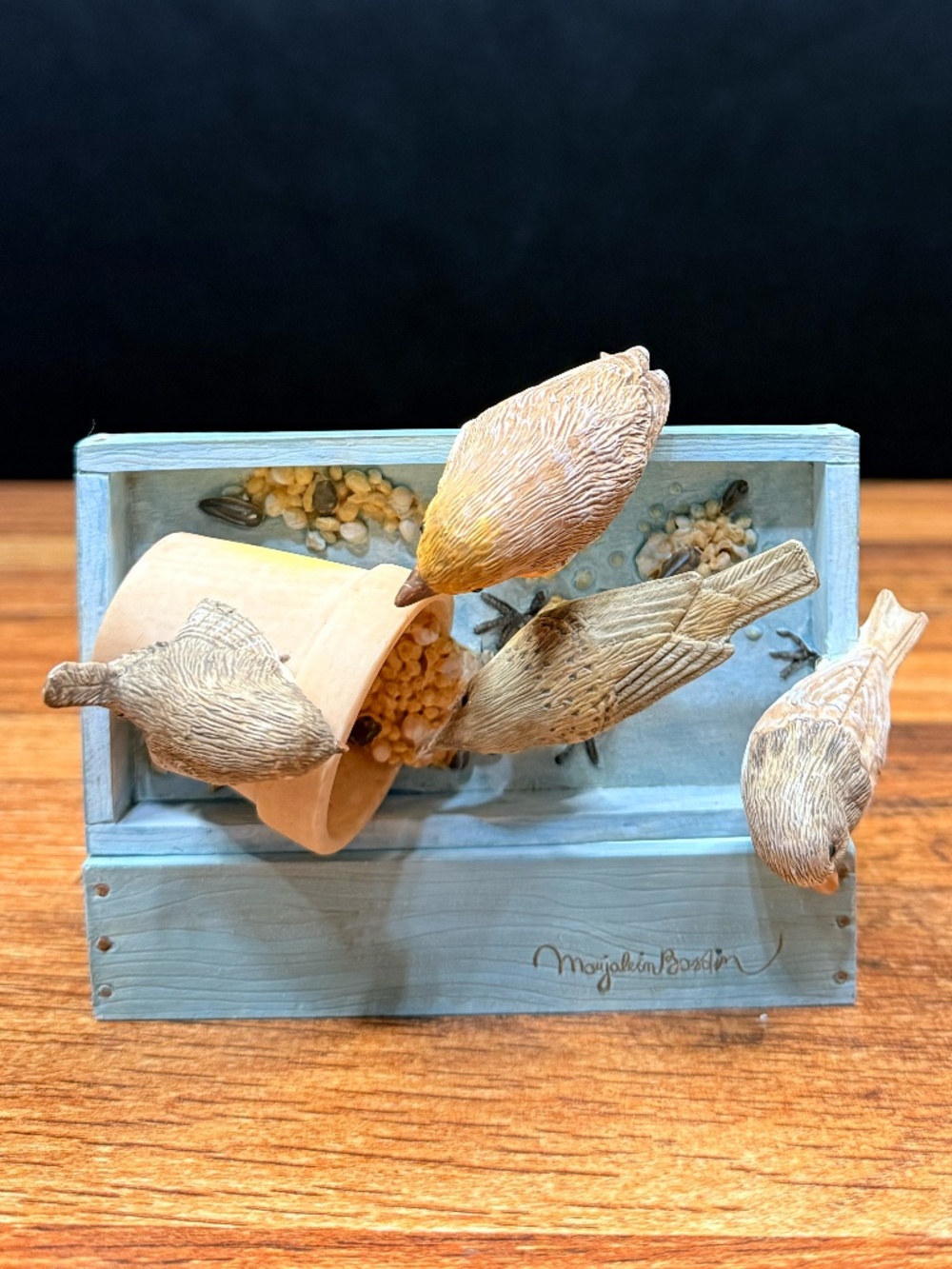 HALLMARK Marjolein Bastin Bird “Each day is a gift…” Trinket Box - Picture 9 of 16